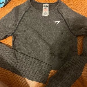 long sleeve vital seamless crop